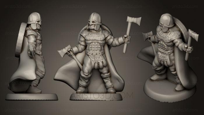 Figurines heroes, monsters and demons (STKM_0536) 3D model for CNC machine